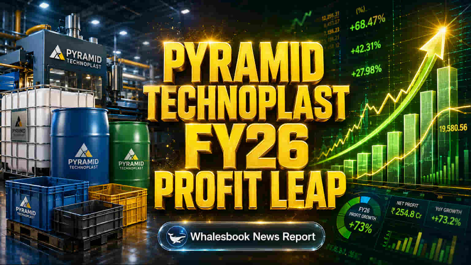 Pyramid Technoplast Share: புதிய ஆலைகள் அசத்தல்! FY26 லாபம் **52%** உயர்வு, முதலீட்டாளர்கள் மகிழ்ச்சி!