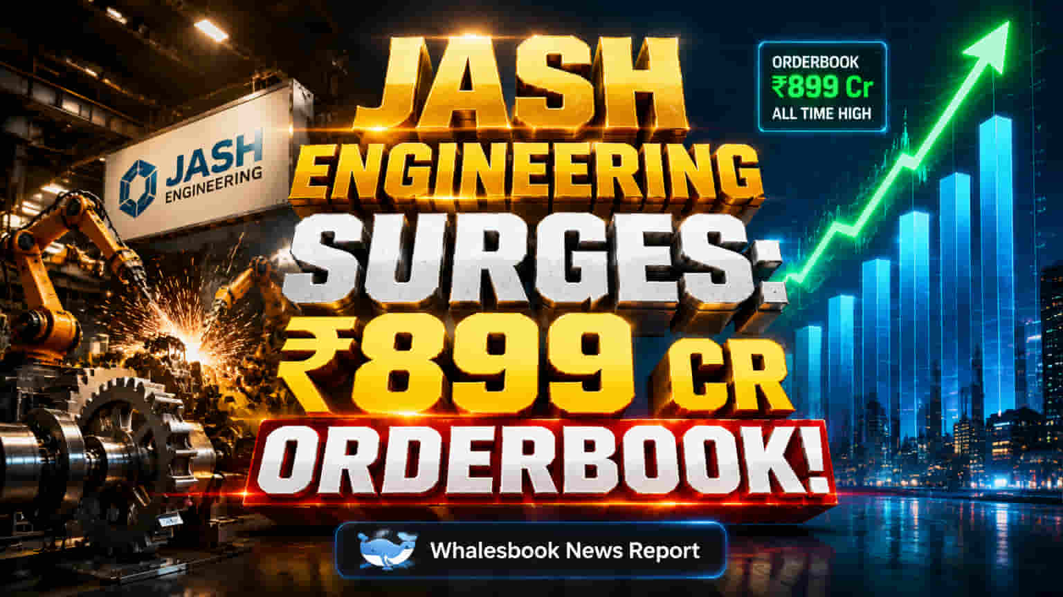 Jash Engineering Wins ₹72 Cr Orders in April, Pushing Total to ₹899 Cr