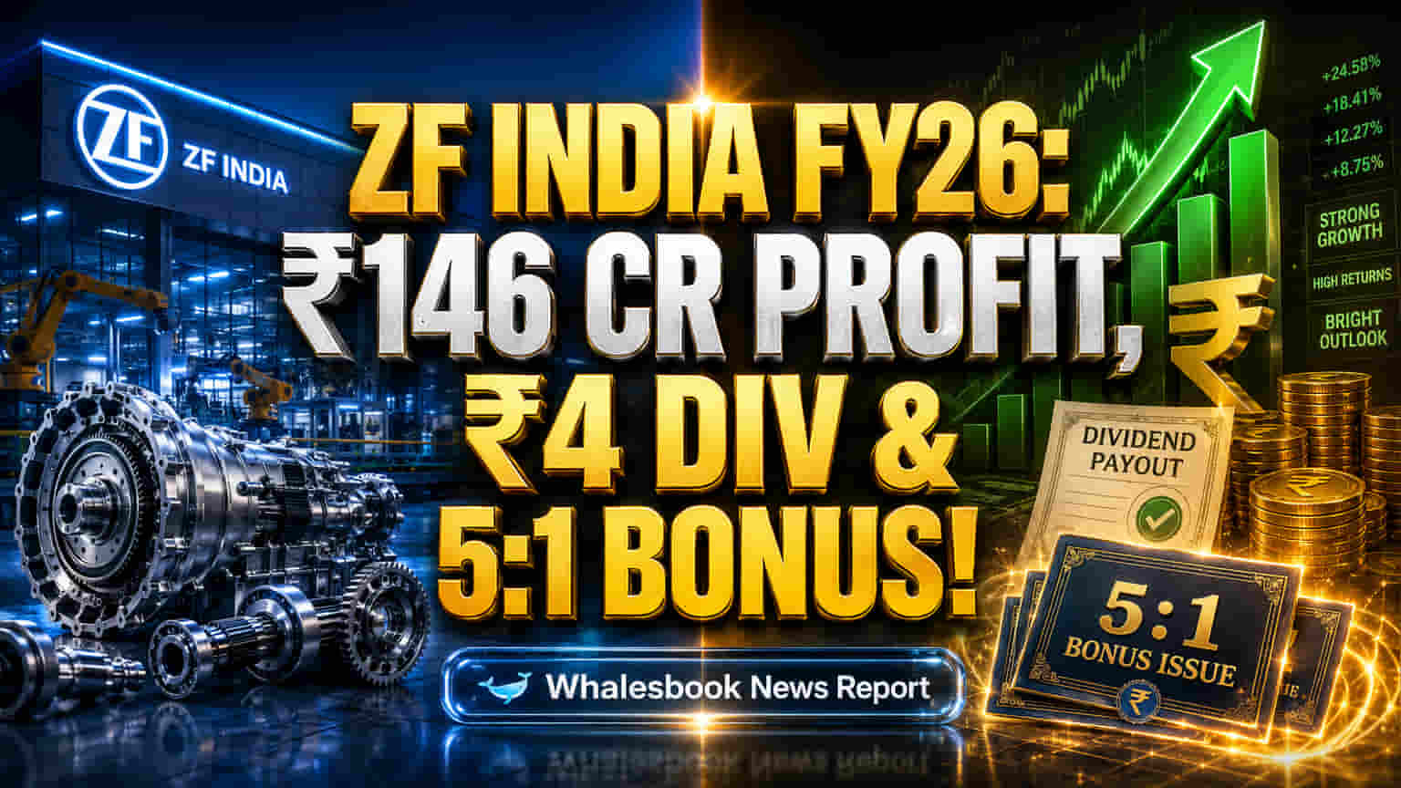 ZF Commercial Vehicle India Posts ₹146 Cr FY26 Profit, Approves ₹4 Dividend and 5:1 Bonus