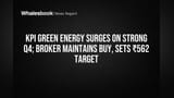 KPI Green Energy Share: FY26 Results Ne Machaya Dhamaka! Revenue **55%** Bhaga, Par Gujarat Mein Dilemma