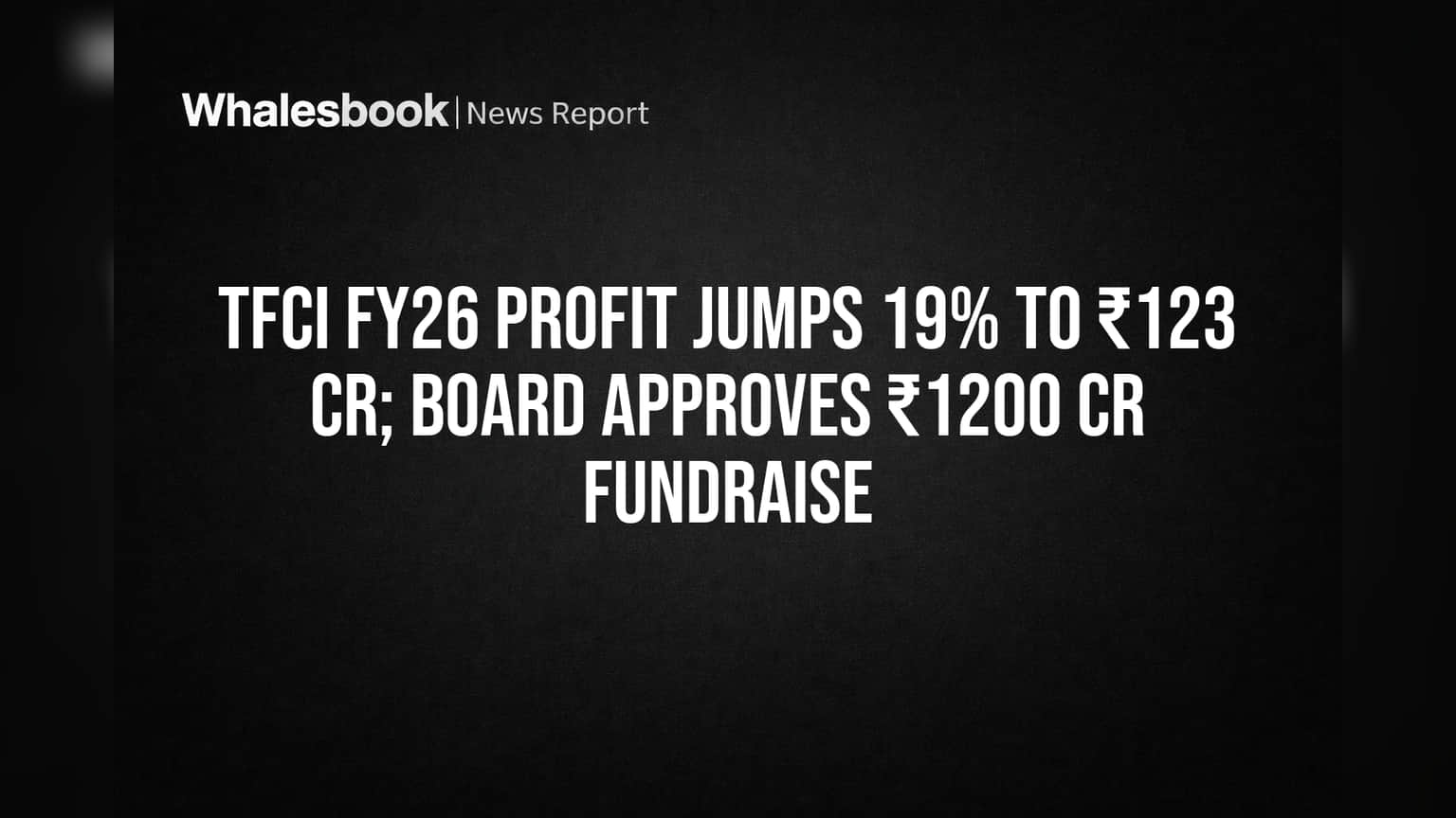 TFCI Share Price: निवेशकों के लिए खुशखबरी! मुनाफा **19%** बढ़ा, कंपनी जुटाएगी **₹1200 Cr**