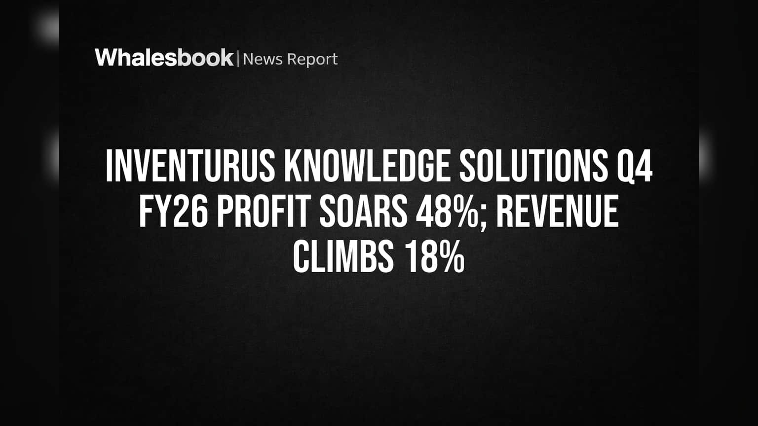 Inventurus Knowledge Solutions Profit Jumps 48% On Strong Revenue, US Expansion