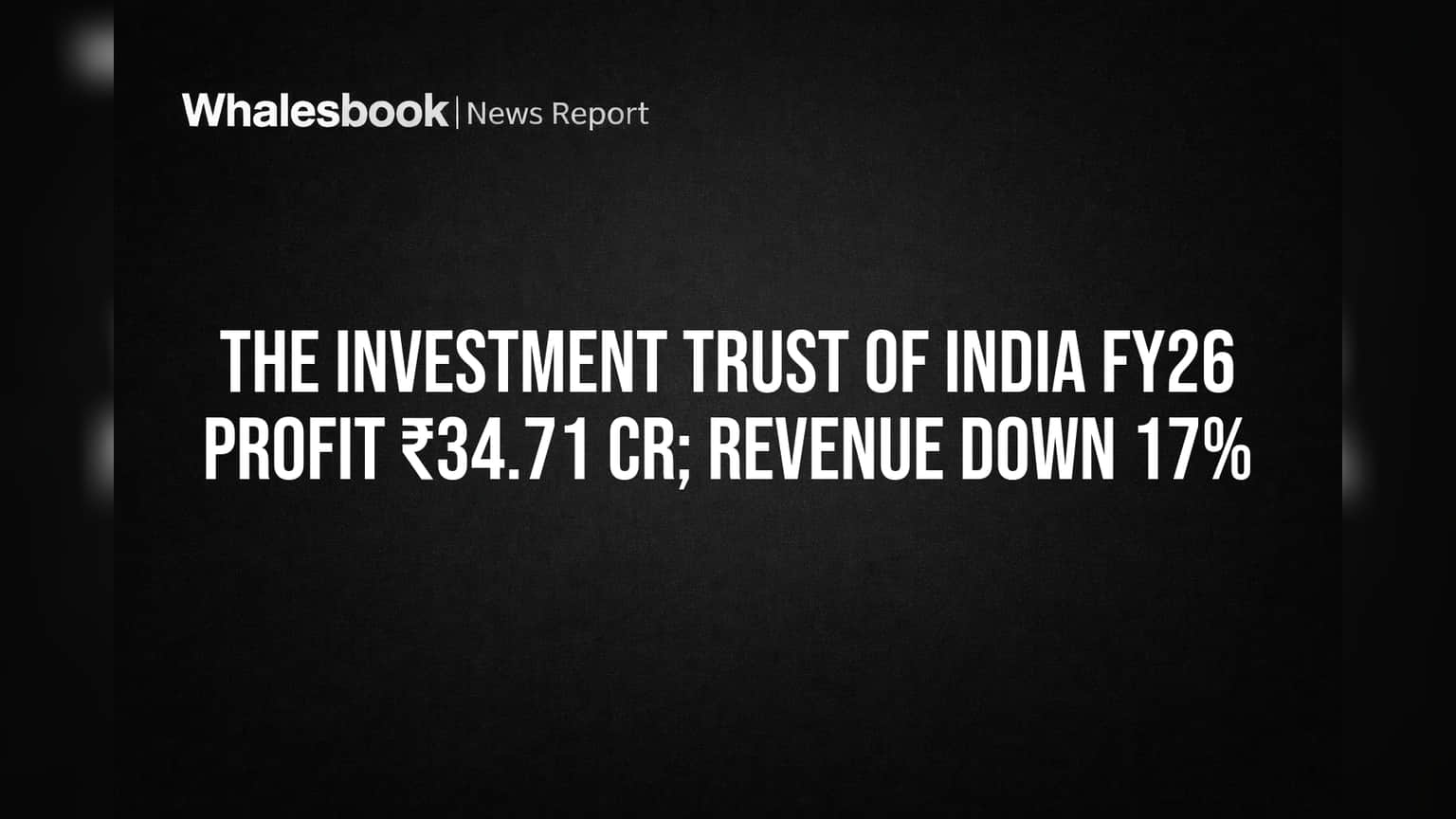 TIIL FY26 Profit Falls 24% to ₹34.7 Cr; Debt Slashed by ₹312 Cr