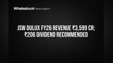 JSW Dulux FY26 Revenue Drops 11.6% to ₹3,599 Cr, Proposes ₹206 Dividend