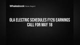 Ola Electric Sets May 18 for FY26 Earnings Call, Eyes Profitability Path