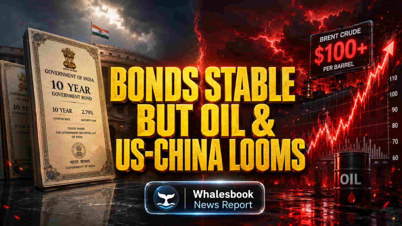 Indian Bonds: US-China સમિટ અને ક્રૂડ ઓઇલના ભાવમાં તેજી વચ્ચે ભારતીય બોન્ડ્સમાં સાવચેતી