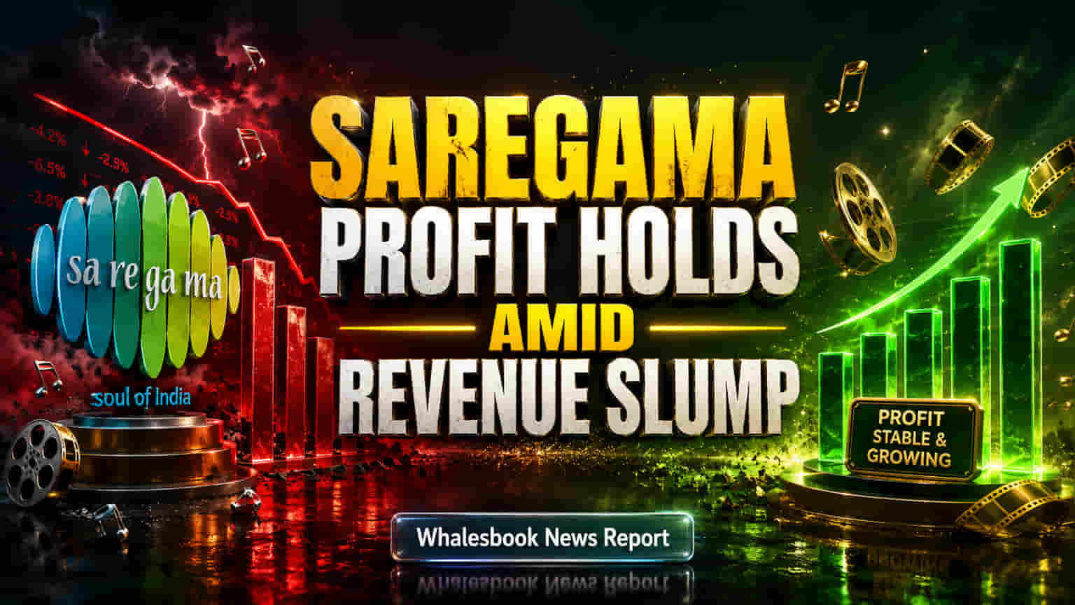 Saregama India FY26 Profit Up Slightly to ₹206 Cr; Revenue Down 16%