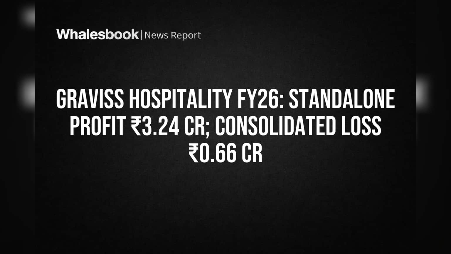 Graviss Hospitality: தனி லாபம் ₹3.24 கோடி, ஒருங்கிணைந்த நஷ்டம் ₹0.66 கோடி! இயக்குநர் நியமனமும் முக்கிய அறிவிப்பும்!