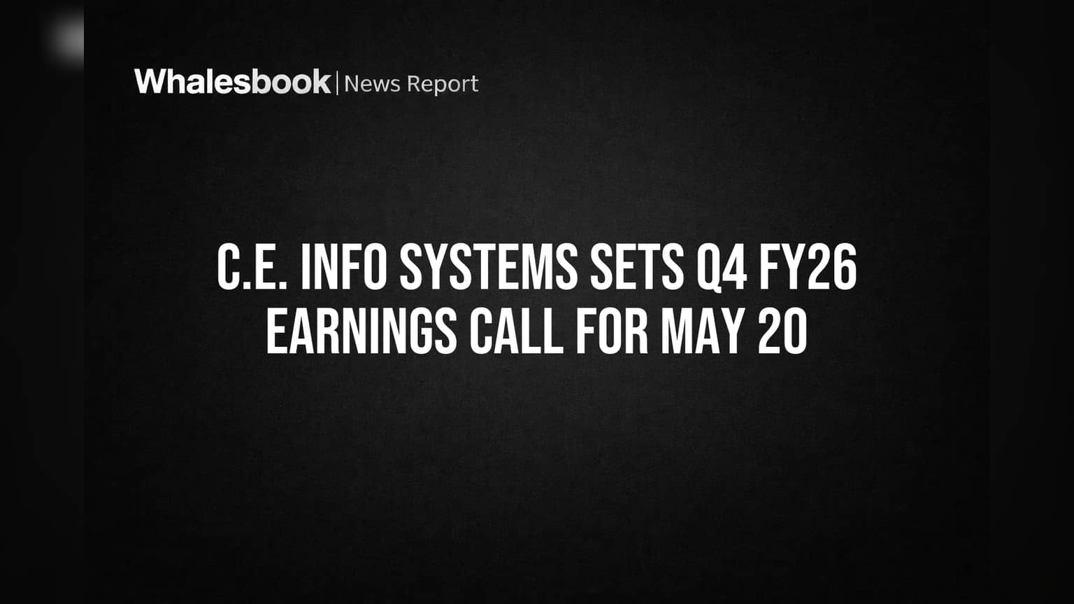 MapmyIndia to Unveil Q4 FY26 Results and Future Outlook on May 20 Call