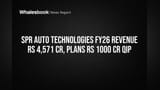 SPR Auto Technologies Reports Record FY26 Results, Plans Rs 1,000 Cr QIP