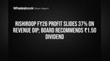 Rishiroop Ltd Share: FY26 मध्ये नफ्यात मोठी घसरण, तरीही बोर्डाने जाहीर केला ₹1.50 चा डिव्हिडंड!