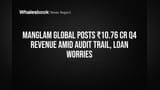 Manglam Global Posts ₹10.76 Cr Q4 Revenue Amid Audit Trail, Loan Worries