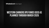 Western Carriers IPO Funds Used as Planned Through March 2026