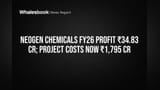 Neogen Chemicals: ₹34.83 कोटी नफा, पण... प्रोजेक्ट कॉस्ट वाढली, डेट्स लांबल्या!