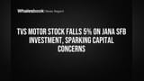 TVS Motor Share Price: Jana SFB Mein Investment ki chinta, Stock **5%** Gira!
