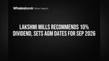 Lakshmi Mills Proposes 10% Dividend, Sets September 2026 AGM Date