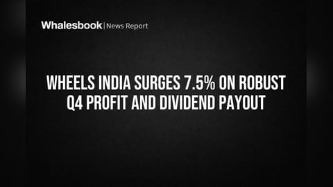 Wheels India Surges 7.5% on Robust Q4 Profit and Dividend Payout