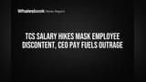 TCS Share Price: Employees ki 'hike' pe sawaal! CEO ki salary **₹28 Cr**, Aam karmachariyon ko **1.8%** increment?