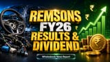 Remsons Industries Board Meeting: FY26 Results, Dividend on May 22
