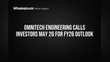 Omnitech Engineering to Unveil FY26 Results on May 26 Call