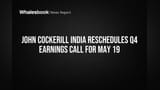 John Cockerill India Pushes Q4 Earnings Call to 4:30 PM IST May 19
