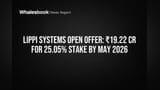 Lippi Systems: ₹19.22 Cr Open Offer for 25.05% Stake Signals Control Shift