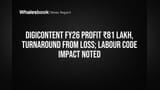 Digicontent Swings to ₹81 Lakh Profit in FY26, Notes Labour Code Impact
