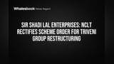 Sir Shadi Lal Enterprises: NCLT Rectifies Scheme Order for Triveni Group Restructuring