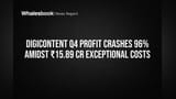 Digicontent FY26 Profit Plummets 96% On ₹15.89 Cr Exceptional Costs