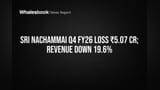 Sri Nachammai Logs ₹5.07 Cr Q4 Loss as Revenue Falls 19.6%