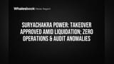 Suryachakra Power Sale Approved Amid Liquidation; Zero Ops, Audit Date Anomalies Persist